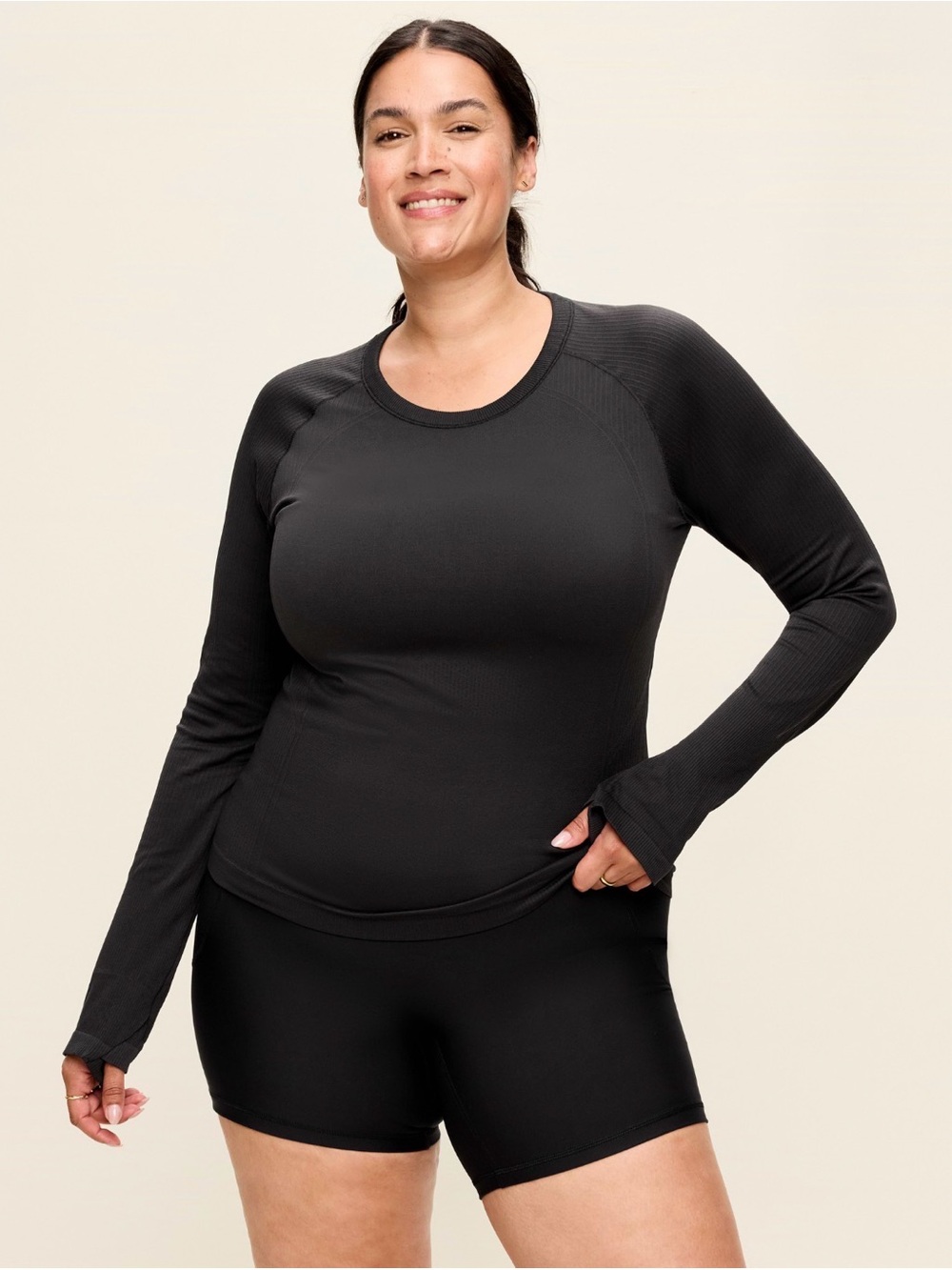 Old navy fluid seamless fitted top